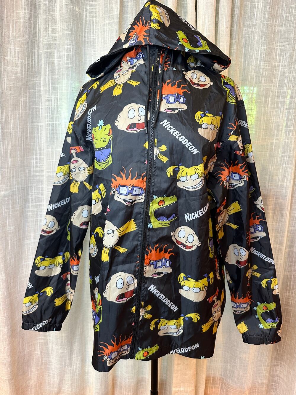 Nickelodeon Rugrats Hooded NWT Adult Large Windbreaker